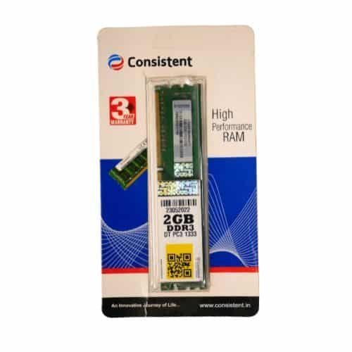 Consistent DDR3 2GB Desktop RAM – 1333 MHz / 1600 MHz