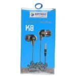 kayroo Earphones k8-pro Universal BIGG Daddy BASS Earphone with mic Wired - Image 4