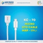 KAYROO OTG Micro USB Cable ( White ) OTG Cable - Image 3