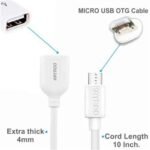 KAYROO OTG Micro USB Cable ( White ) OTG Cable