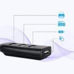 ZEB-90HB is a high-speed USB HUB with 4 ports that feature USB 2.0 and come in a 50 cm long cable. - Image 3