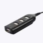 ZEB-90HB is a high-speed USB HUB with 4 ports that feature USB 2.0 and come in a 50 cm long cable.