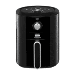 KENT Classic Hot Air Fryer (4L) | 1300W Powerful Electric Fryer with Rapid Air Technology | Fry, Grill, Roast, Bake & Steam with 80% Less Oil | Auto Cut-Off & 1-Year Warranty (Black)