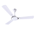 USHA Super Striker 1200mm Decorative Ceiling Fan | High-Speed, Energy Saving | Scratch & Dust Resistant | 100% Copper Motor (Pearl White)