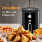 KENT Classic Hot Air Fryer (4L) | 1300W Powerful Electric Fryer with Rapid Air Technology | Fry, Grill, Roast, Bake & Steam with 80% Less Oil | Auto Cut-Off & 1-Year Warranty (Black) - Image 4