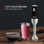 Prestige Ace 41052 Hand Blender | Powerful Motor for Blending, Churning & Whisking | Durable Stainless Steel Blades & Ergonomic Grip (Grey/Black) - Image 4