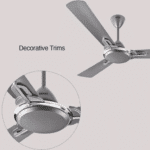 Usha Striker One 1200mm 3 Blade Ceiling Fan (Rich Glossy Finish, High Air Delivery, Energy Efficient) - Image 4