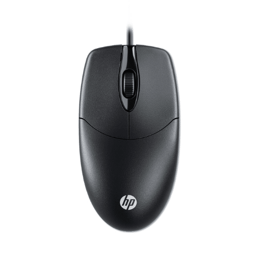 1 HP M050 Wired USB Optical Mouse – 1200 DPI, Ergonomic 3-Button Design, Plug & Play (Black) - Image 1
