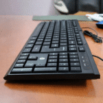 HP 125 Wired USB Standard Keyboard for Desktop, Laptop & PC | Spill-Resistant, Ergonomic Tilt Legs, Dedicated LED Indicators | Plug & Play (Black) - Image 4