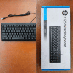 HP 125 Wired USB Standard Keyboard for Desktop, Laptop & PC | Spill-Resistant, Ergonomic Tilt Legs, Dedicated LED Indicators | Plug & Play (Black) - Image 5